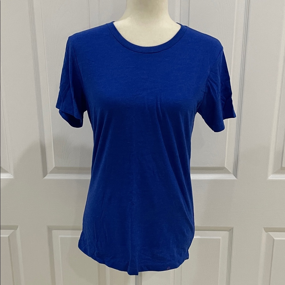 Classic Royal Blue Heather Women's Top Tshirt NWOT